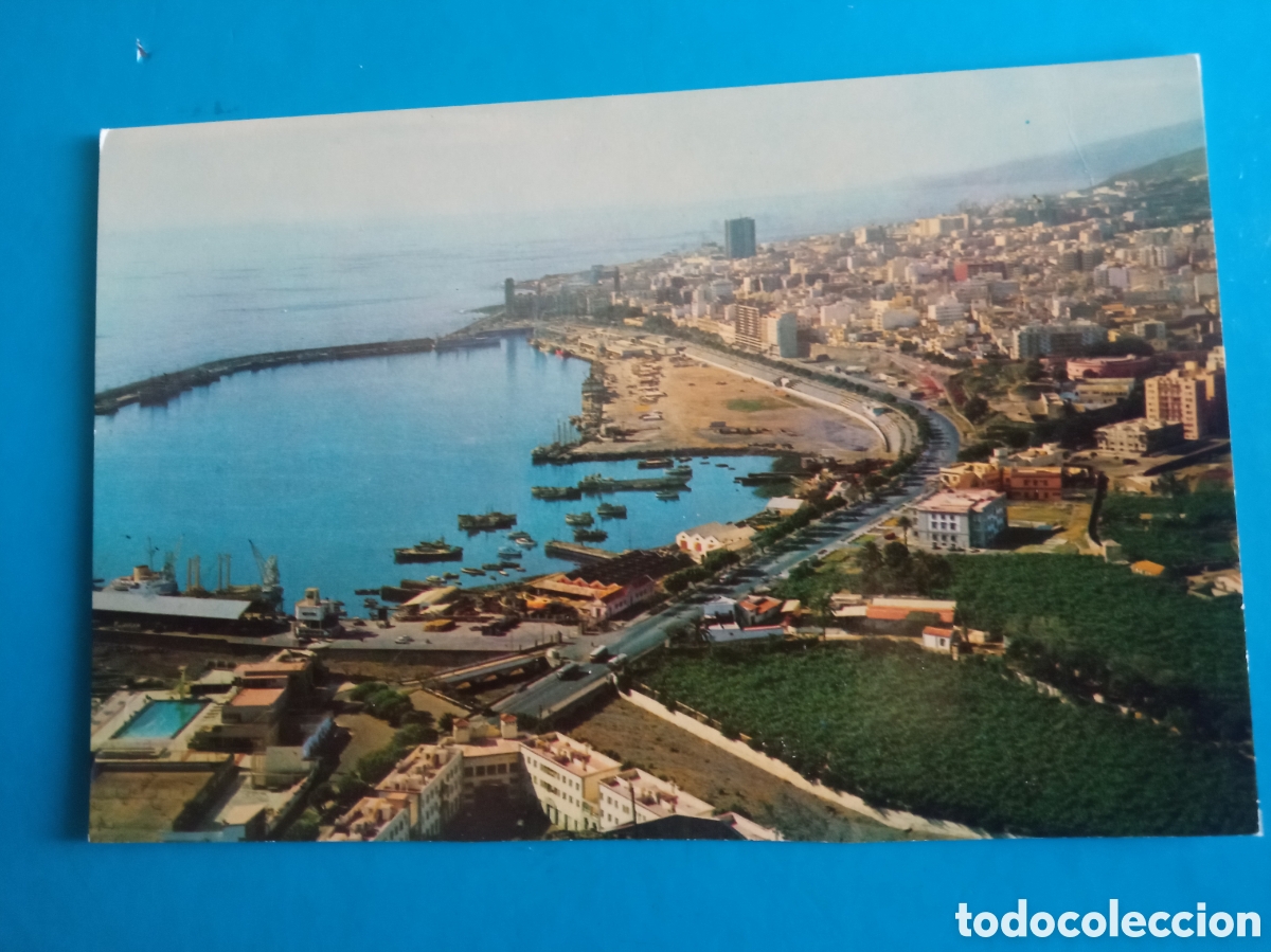 Postales: Antigua postal fotogr&aacute;fica, Santa Cruz de Tenerife, Vista Panor&aacute;mica de la bah&iacute;a y ciudad