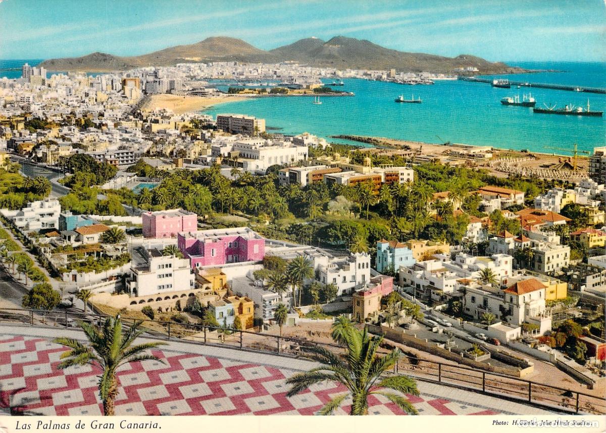 Postales: Postal de Las Palmas de Gran Canaria y Puerto de la Luz