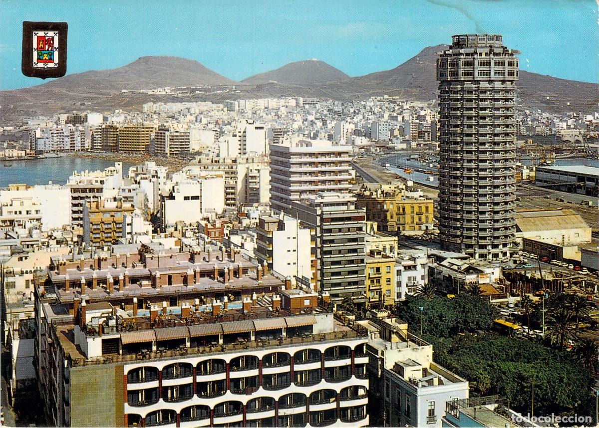 Postales: Postal de Las Palmas de Gran Canaria, Vista del Puerto de la Luz