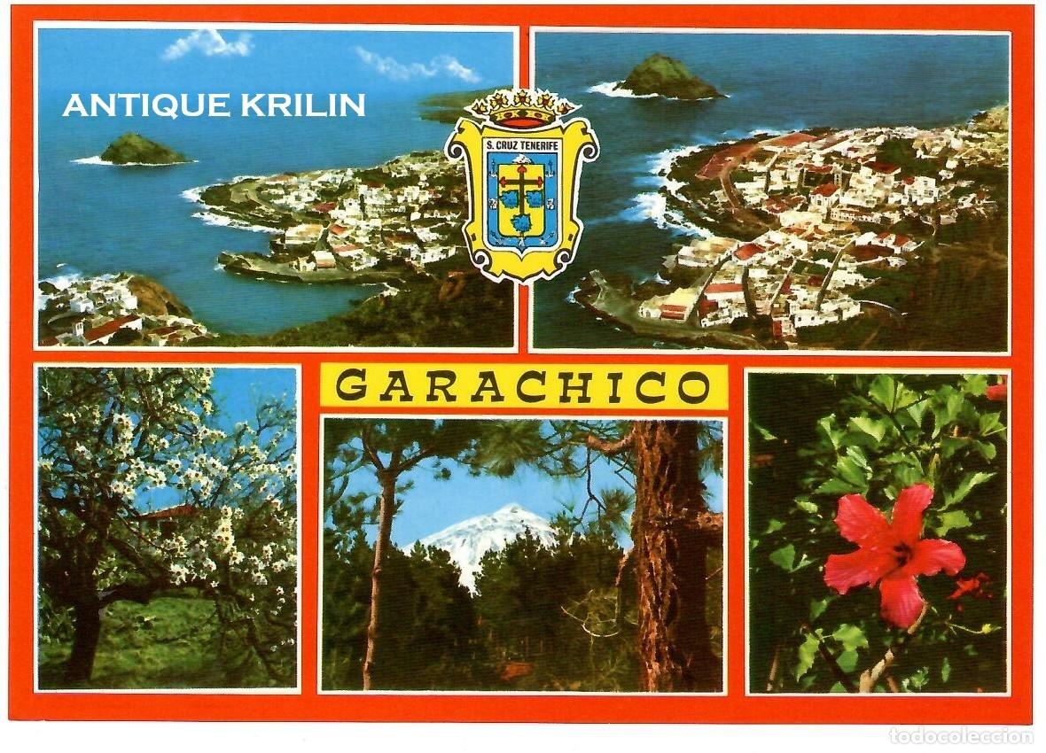 Postales: TENERIFE / GARACHICO N&ordm; 6021 VARIAS VISTAS / COLECCION PERLA / SIN FRANQUEAR