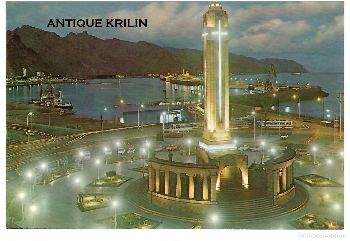 Postales: SANTA CRUZ DE TENERIFE N&ordm; 114 PLAZA ESPA&Ntilde;A / EDICION BERGAS / SIN FRANQUEAR