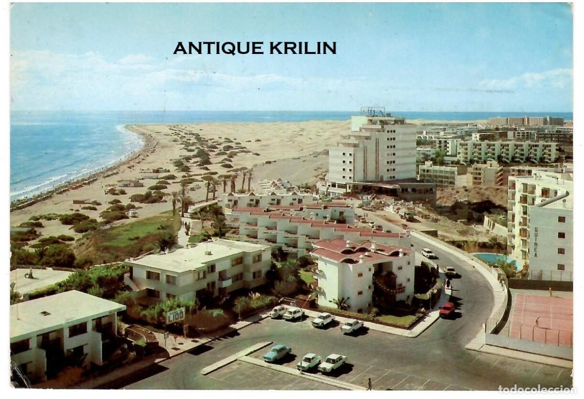 Postales: GRAN CANARIA / VISTA PARCIAL PLAYA DEL INGLES / COLECC. LAS AFORTUNADAS / FRANQUEADA