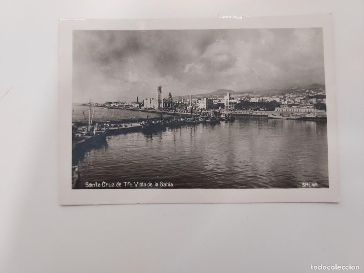 Postales: POSTAL SANTA CRUZ DE TENERIFE VISTA DE LA BAHIA. BAENA. ESCRITA 1954
