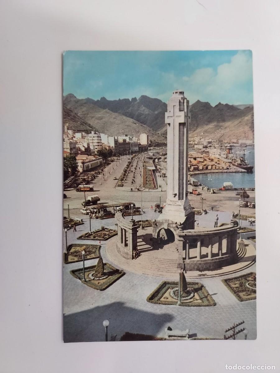 Postales: POSTAL SANTA CRUZ DE TENERIFE PASEO DE SAN MIGUEL MONUMENTO CAIDOS. 1958. SIN CIRCULAR. CAMPA&Ntilde;A 7308