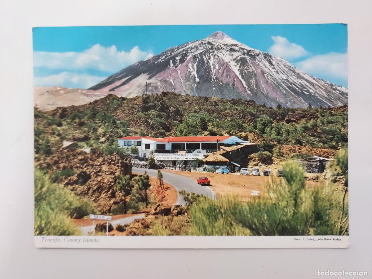 Postales: POSTAL TENERIFE EL TEIDE DESDE MERENDERO EL PORTILLO. CIRCULADA 1969. JOHN HINDE
