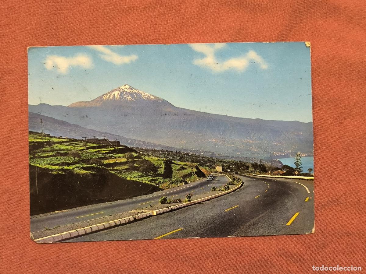 Postales: Postal Tenerife El Teide Circulada 1974 &ndash; Canarias Carretera Coleccionismo