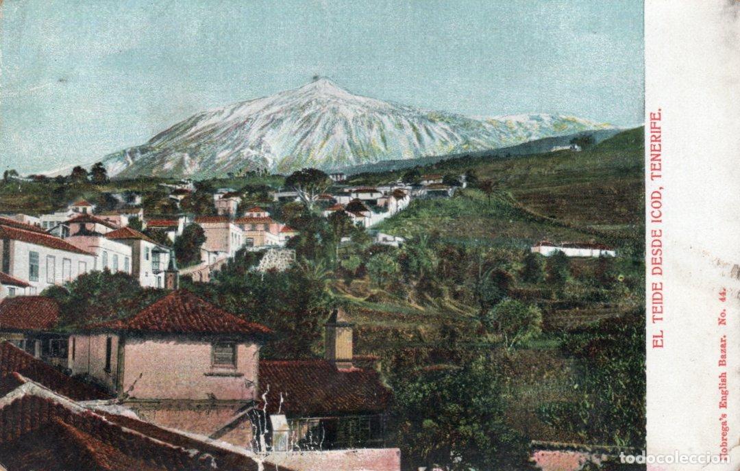 Postales: BONITA POSTAL - TENERIFE - EL TEIDE DESDE ICOD - NOBREGA&acute;S ENGLISH BAZAR N&ordf;. 5