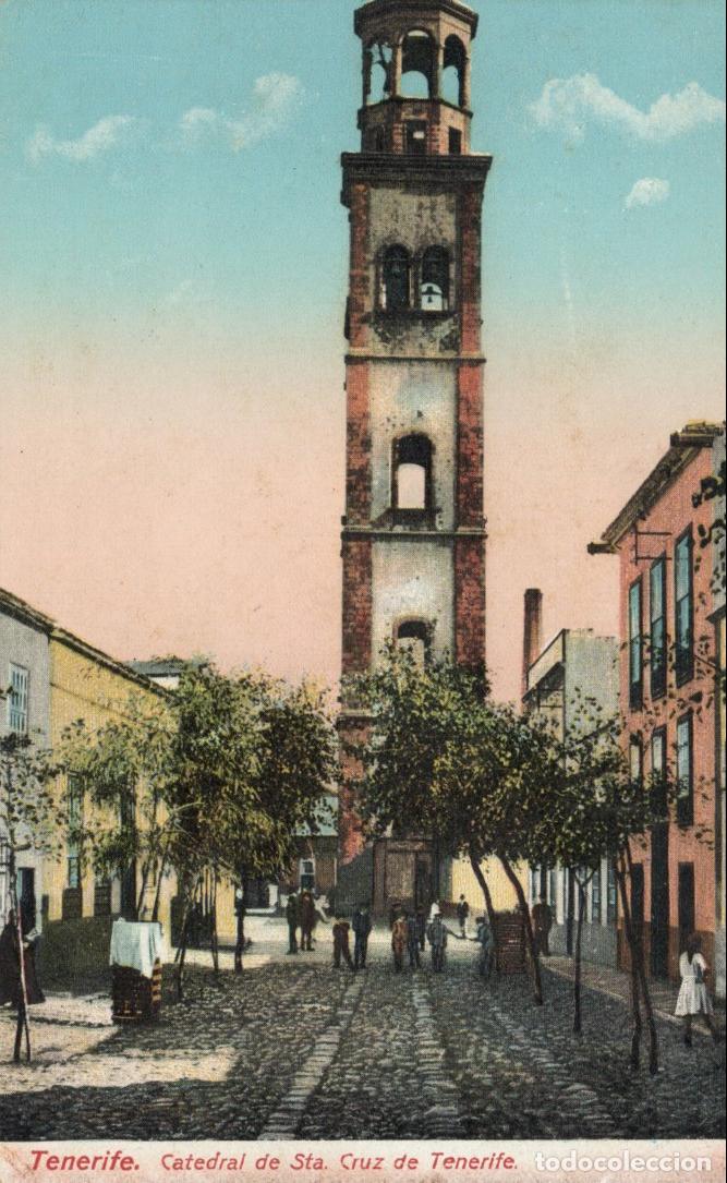 Postales: BONITA POSTAL - CATEDRAL DE STA. CRUZ DE TENERIFE - NOBREGA&acute;S ENGLISH BAZAR