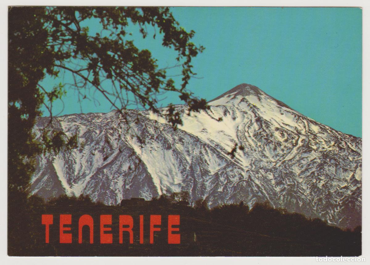 Postales: TARJETA POSTAL - TENERIFE - EL TEIDE - CRATER NEVADO - EUROAFRICANA DE CANARIAS SA