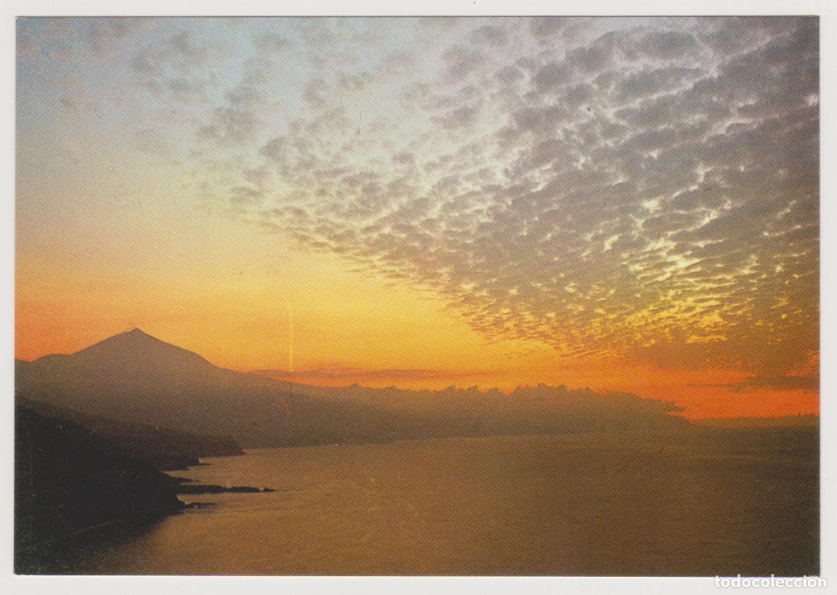 Postales: TARJETA POSTAL - TENERIFE - ATARDECER, AL FONDO EL TEIDE - N&ordm; 1014 - EDICIONES GASTEIZ