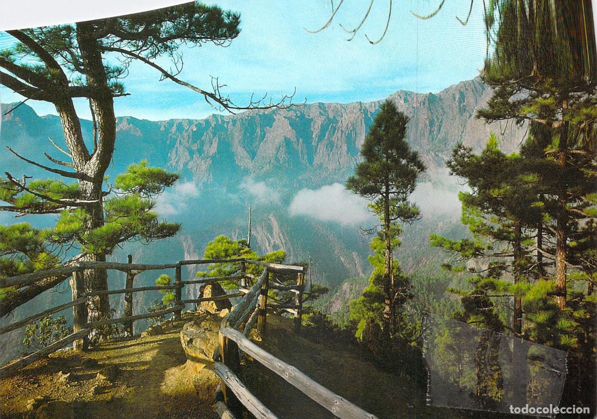 Postales: Postal del Parque Nacional de la Caldera de Taburiente en La Palma