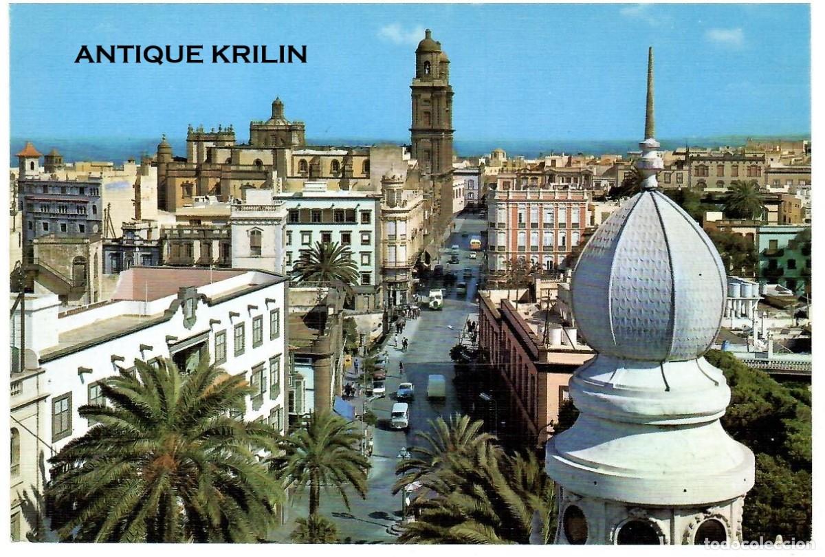 Postales: LAS PALMAS DE GRAN CANARIA N&ordm; 11 PLAZA CAIRASCO Y CALLE OBISPO CODINA / EDI. SICILIA / SIN FRANQUEAR