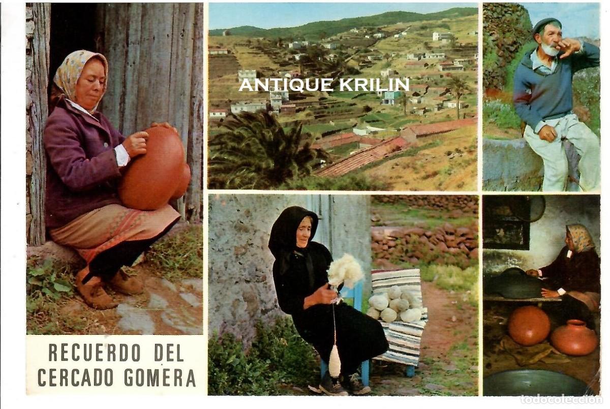 Postales: LA GOMERA / EL CERCADO DE LA GOMERA / FOTO HERRERA / SIN FRANQUEAR