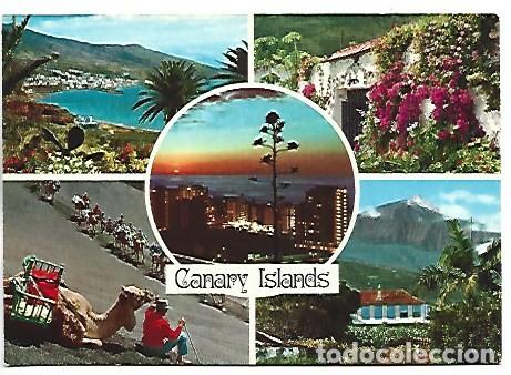 Postales: CINCO ESTAMPAS DE SU TIPISMO Y COLORIDO.- ISLAS CANARIAS