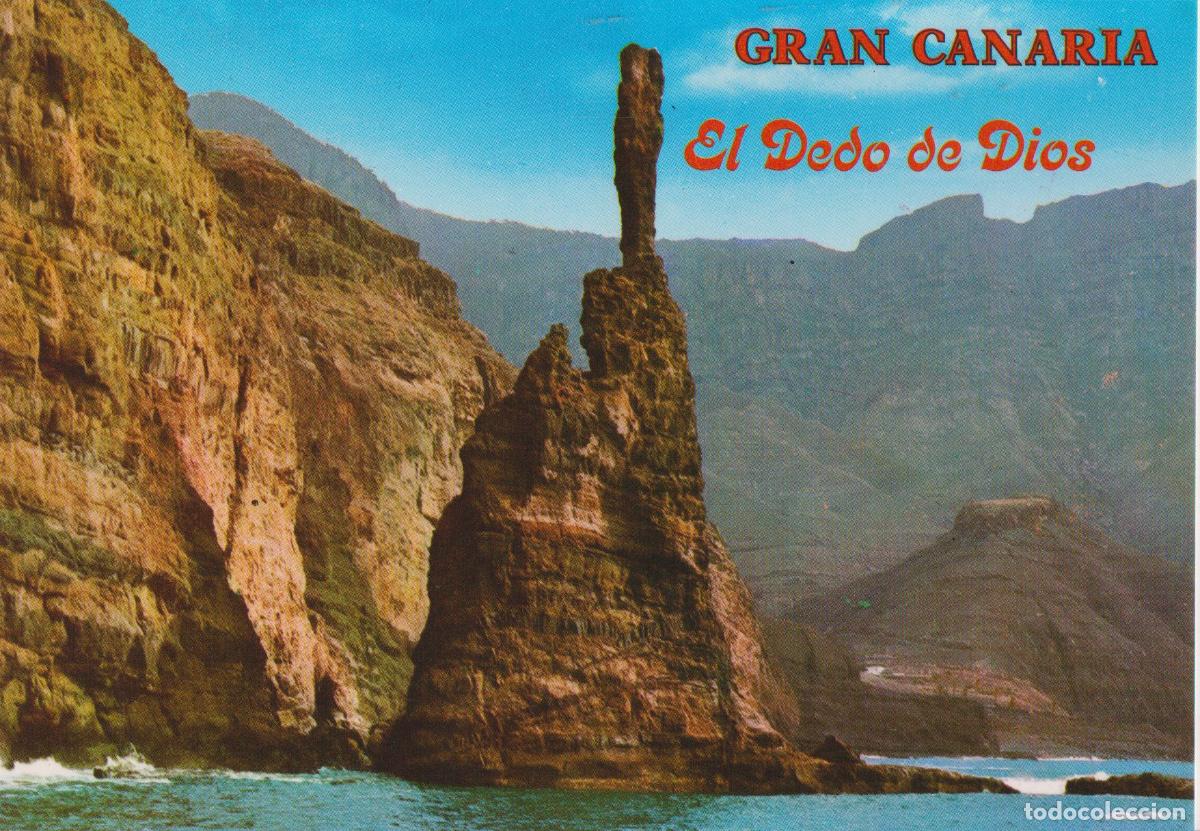 Postales: ISLAS CANARIAS, PUERTO DE LAS NIEVES, EL DEDO DE D&Iacute;OS - COLECCI&Oacute;N PERLA 2926 - S/C