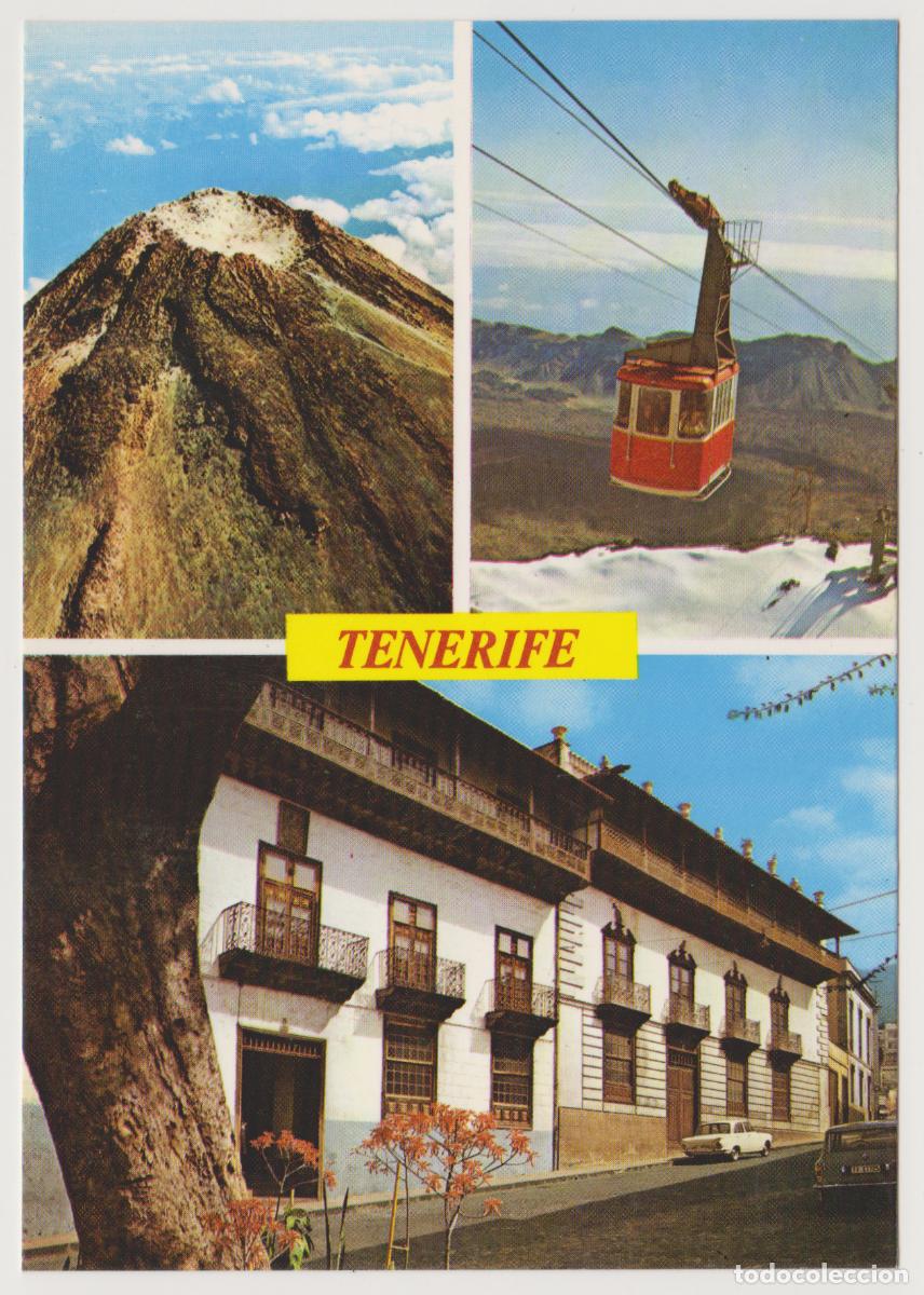 Postales: TARJETA POSTAL - TENERIFE -CASA DE LOS BALCONES, CRATER Y TELESFERICO DEL TEIDE - 1001 - EDI GASTEIZ