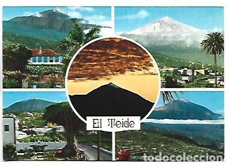 Postales: 5 VISTAS DEL TEIDE.- TENERIFE