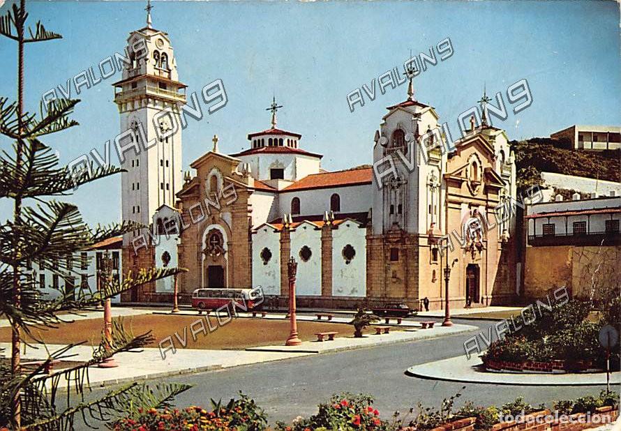 Postales: Bas&iacute;lica de Ntra. Sra de Candelaria (Tenerife) - Sin circular - A&ntilde;os 60