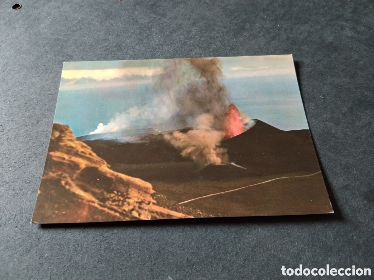 Postales: Postal isla de la palma volc&aacute;n de Teneguia
