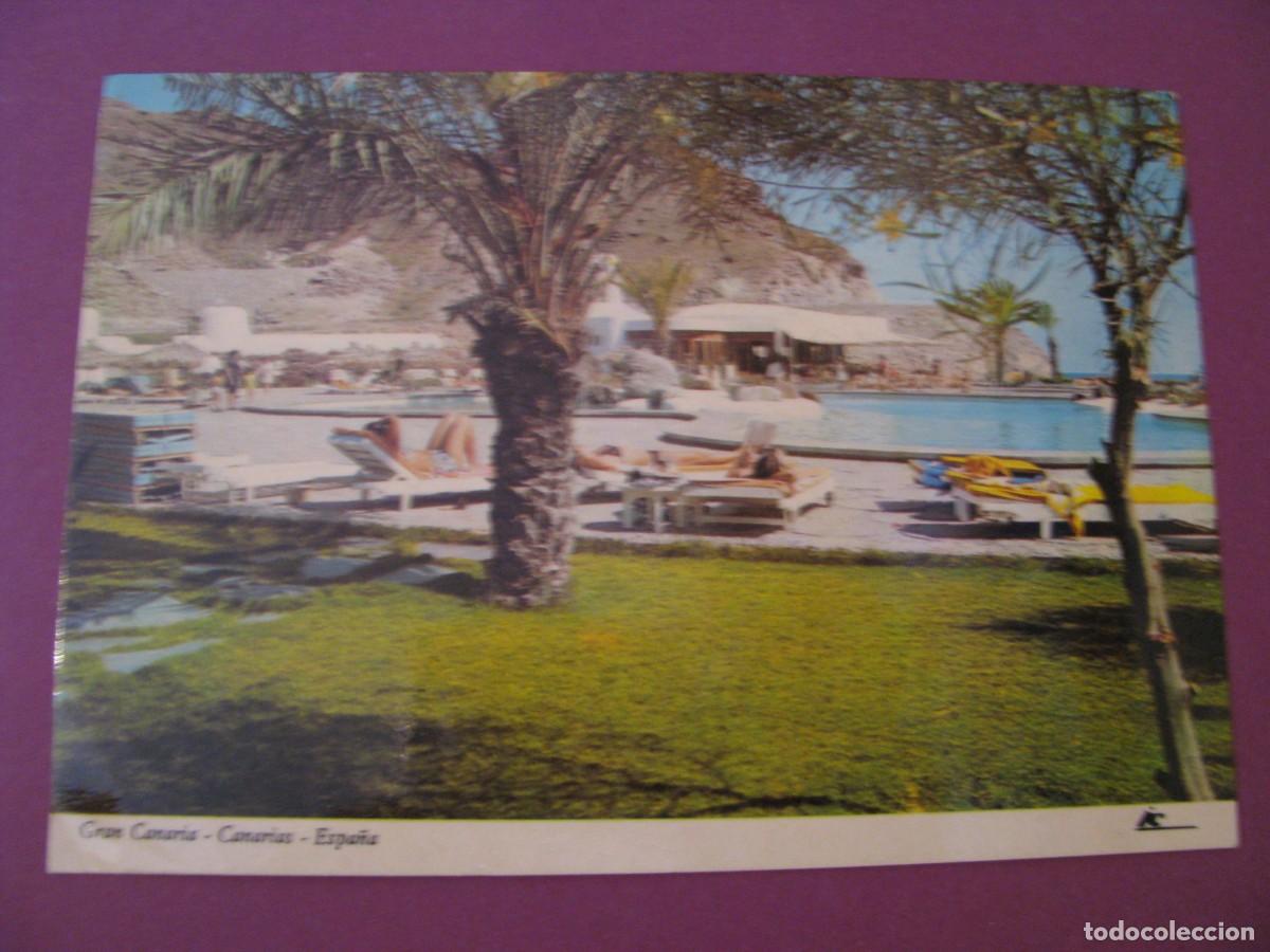Postales: POSTAL DE GRAN CANARIAS. VISTA PARCIAL DE PUERTO CHICO. IBER CROMO. CIRCULADA