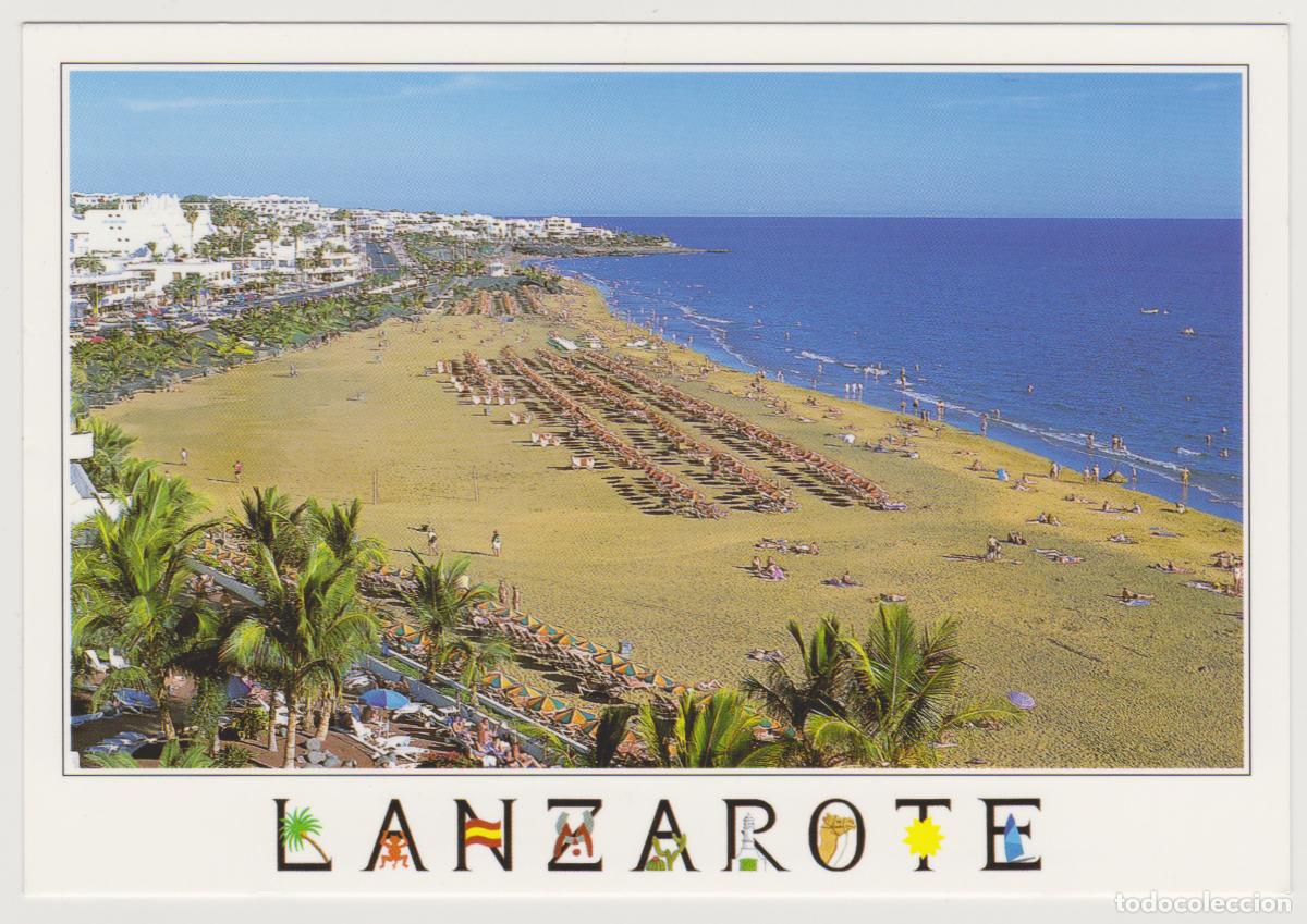 Postales: TARJETA POSTAL - LANZAROTE - PLAYA DE PUERTO DEL CARMEN - EDICIONES A.M.