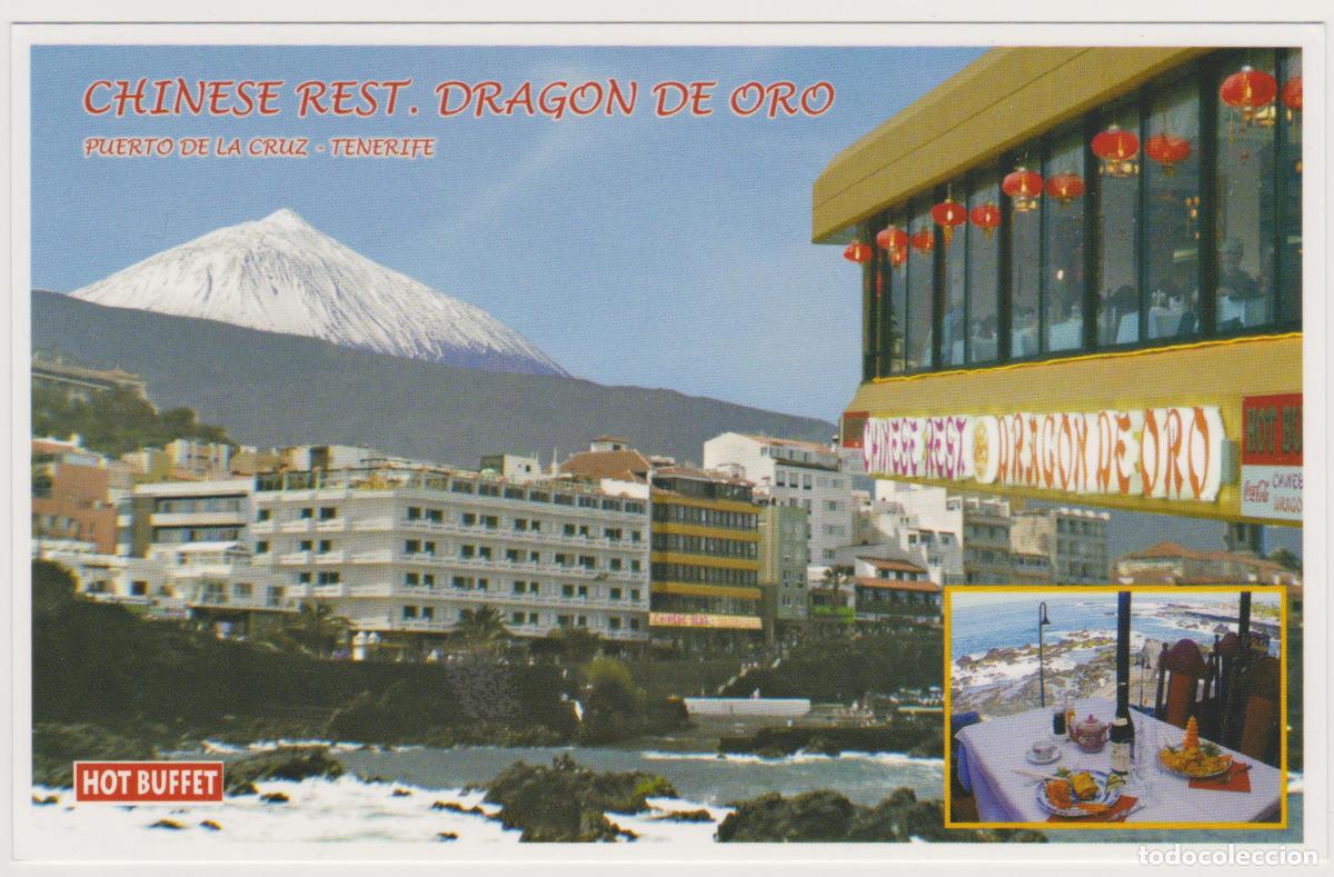 Postales: TARJETA POSTAL - TENERIFE - PUERTO DE LA CRUZ - CHINESE REST. DRAGON DE ORO