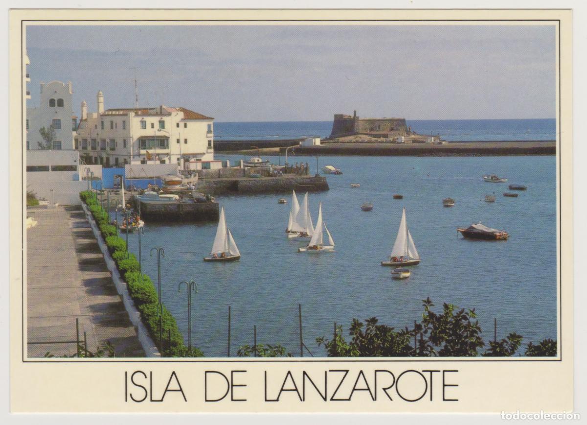 Postales: TARJETA POSTAL - ISLA DE LANZAROTE - ARRECIFE, VISTA PARCIAL DE LA CAPITAL - 323 - EDENFOTO