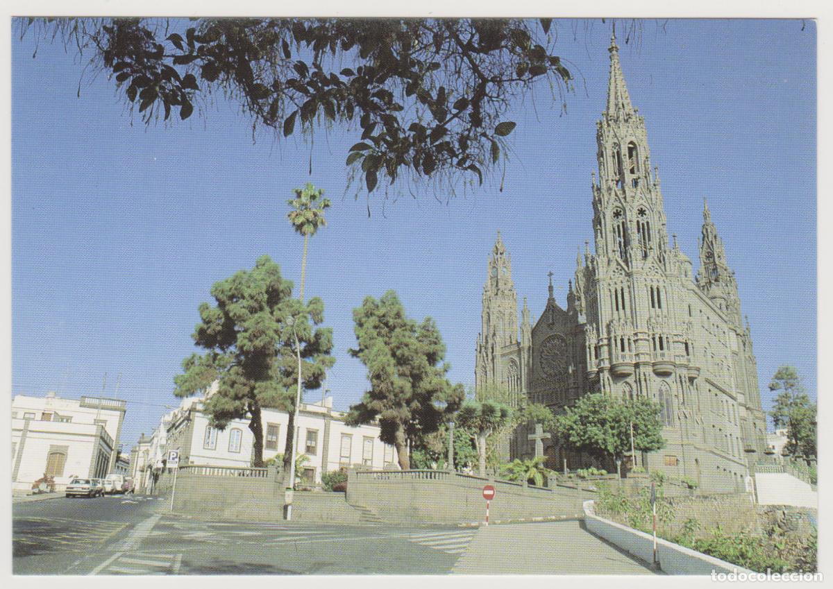 Postales: TARJETA POSTAL - GRAN CANARIA - ARUCAS - PARROQUIA DE SAN JUAN BAUTISTA