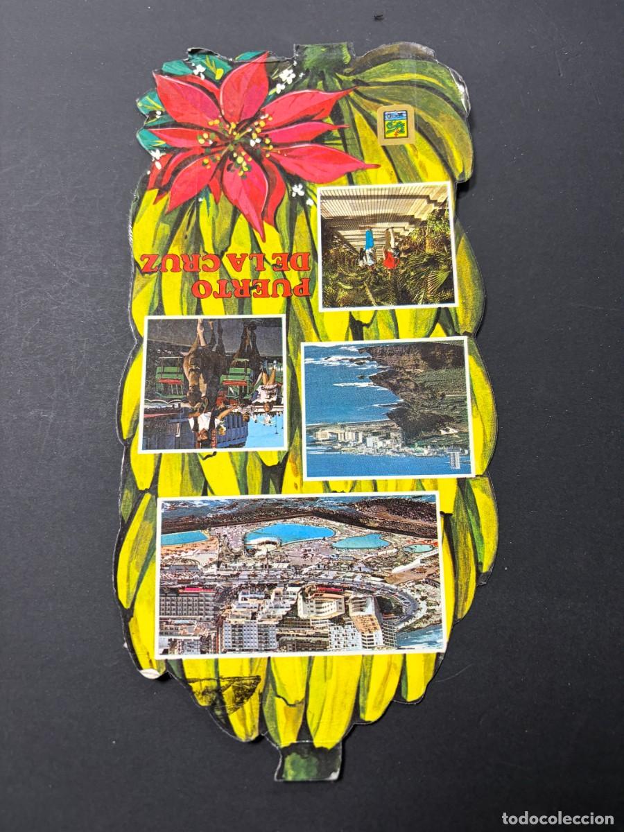 Postales: TARJETA POSTAL. CANARIAS. PUERTO DE LA CRUZ. TENERIFE. DIVERSOS ASPECTOS. ESCUDO DE ORO