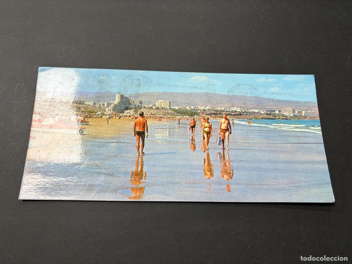 Postales: TARJETA POSTAL. CANARIAS. GRAN CANARIA. COSTA CANARIA. PLAYA DEL INGL&Eacute;S. BRITO