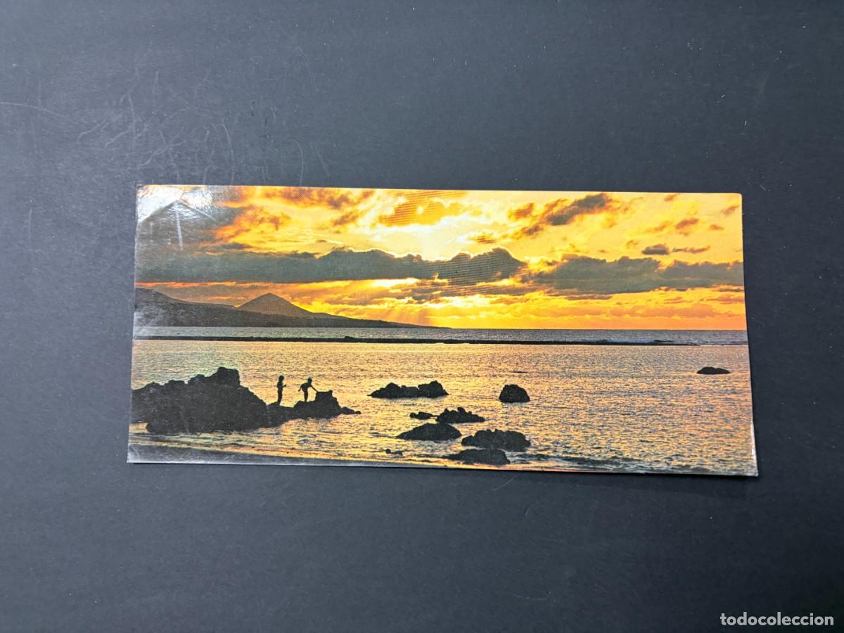 Postales: TARJETA POSTAL. CANARIAS. N&ordm; 4- GRAN CANARIAS. PUESTA DE SOL EN LA PLAYA DE LAS CANTERAS.