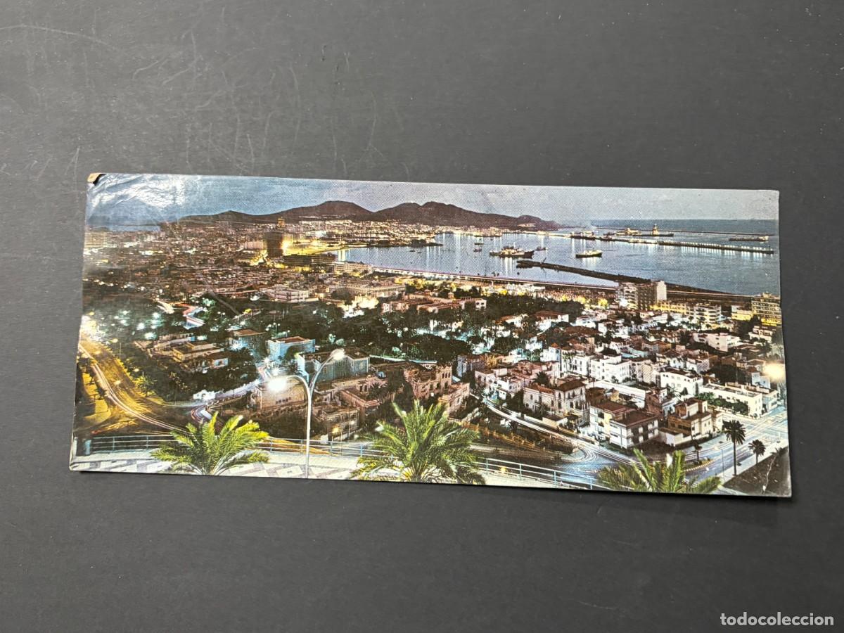 Postales: TARJETA POSTAL. CANARIAS. 6509.- LAS PALMAS DE GRAN CANARIA. VISTA PANOR&Aacute;MICA, DE NOCHE. ED. BEASCOA
