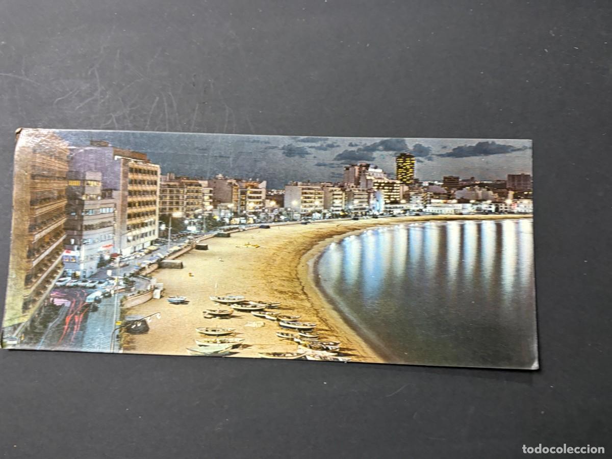 Postales: TARJETA POSTAL. CANARIAS. GRAN CANARIA. 6510.- PLAYA DE LAS CANTERAS, DE NOCHE. ED. BEASCOA