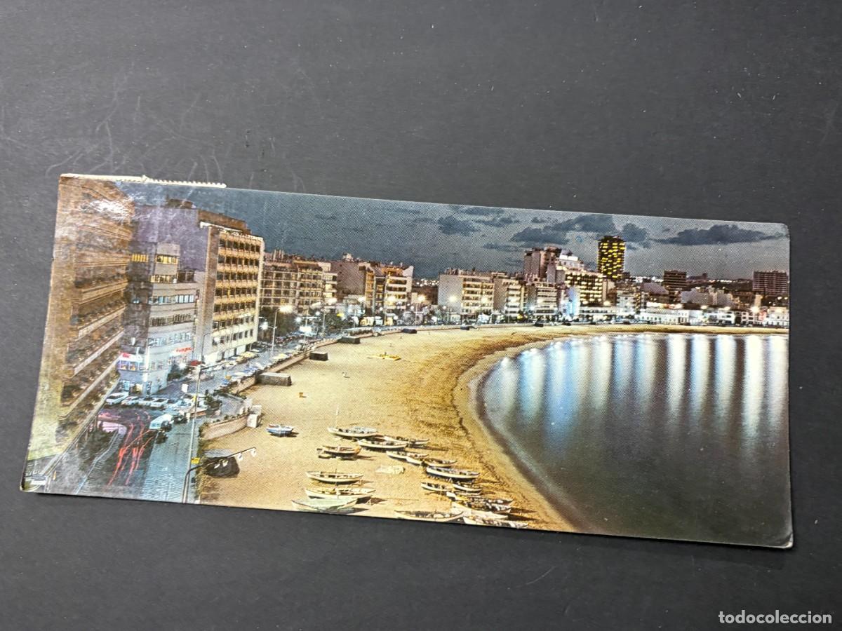 Postales: TARJETA POSTAL. GRAN CANARIA. 6510.- LAS PALMAS DE GRAN CANARIA. PLAYA DE LAS CANTERAS, DE NOCHE