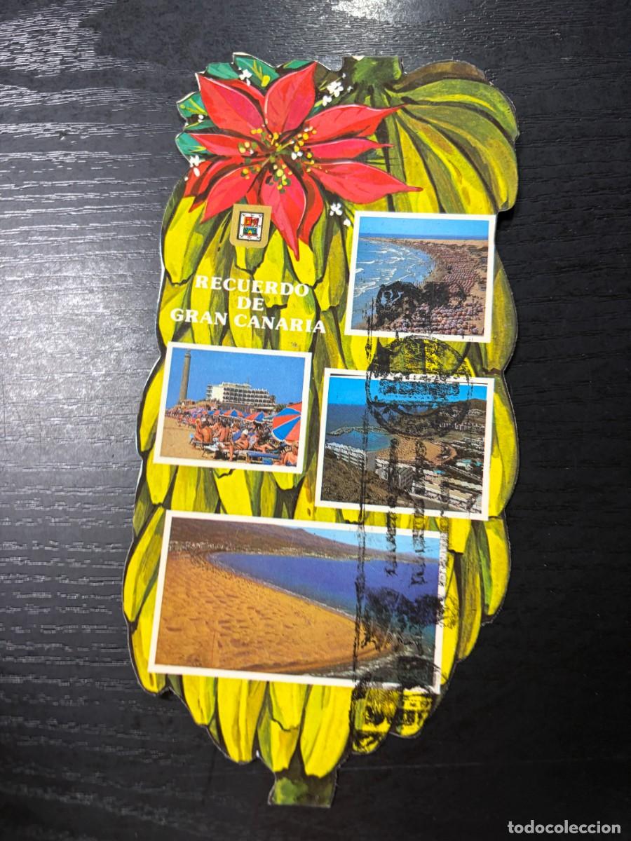 Postales: TARJETA POSTAL. RECUERDO DE GRAN CANARIA. P-1. ESCUDO DE ORO