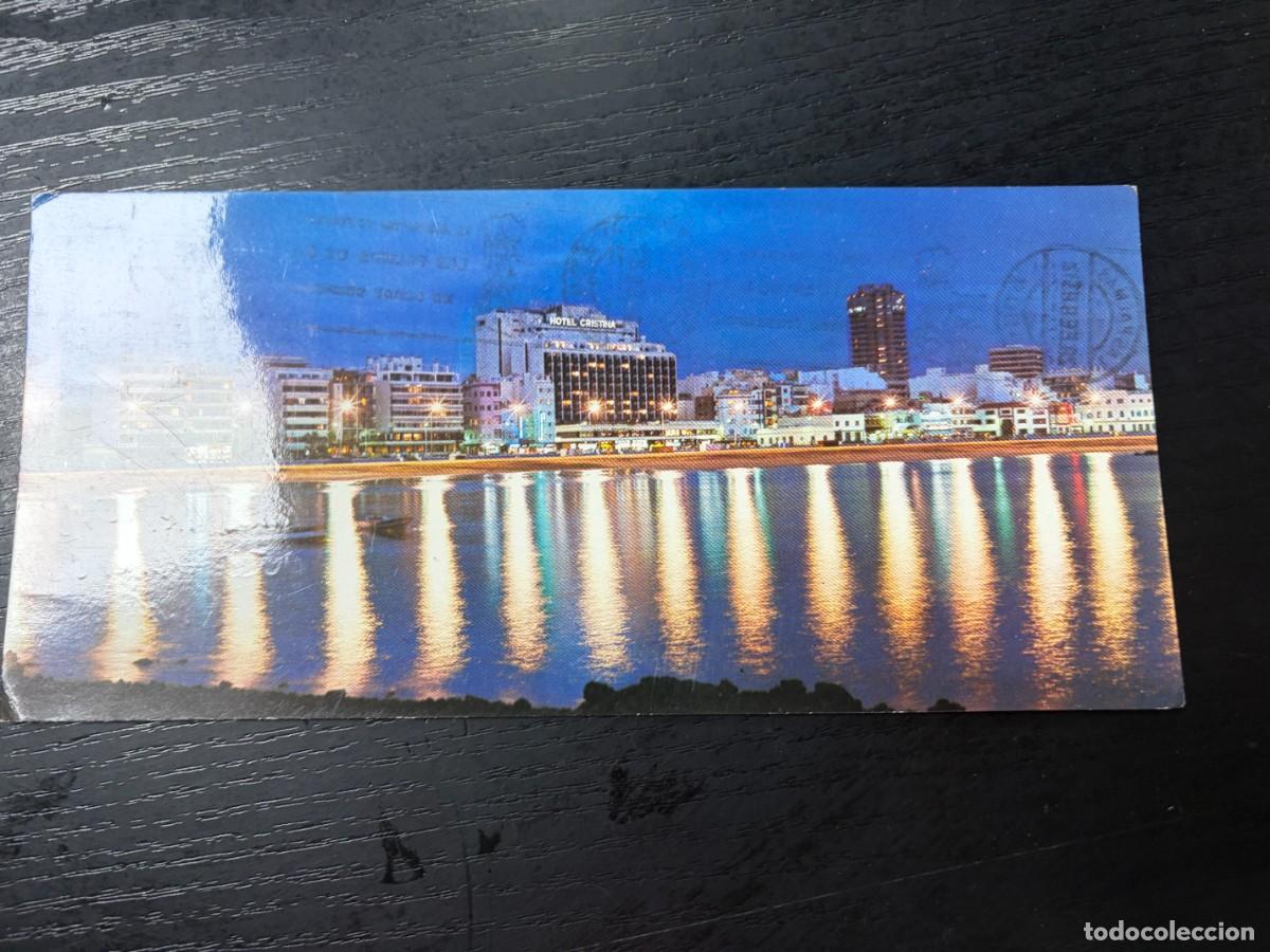 Postales: TARJETA POSTAL. GRAN CANARIA. NOCTURNO EN LA PLAYA DE LAS CANTERAS.