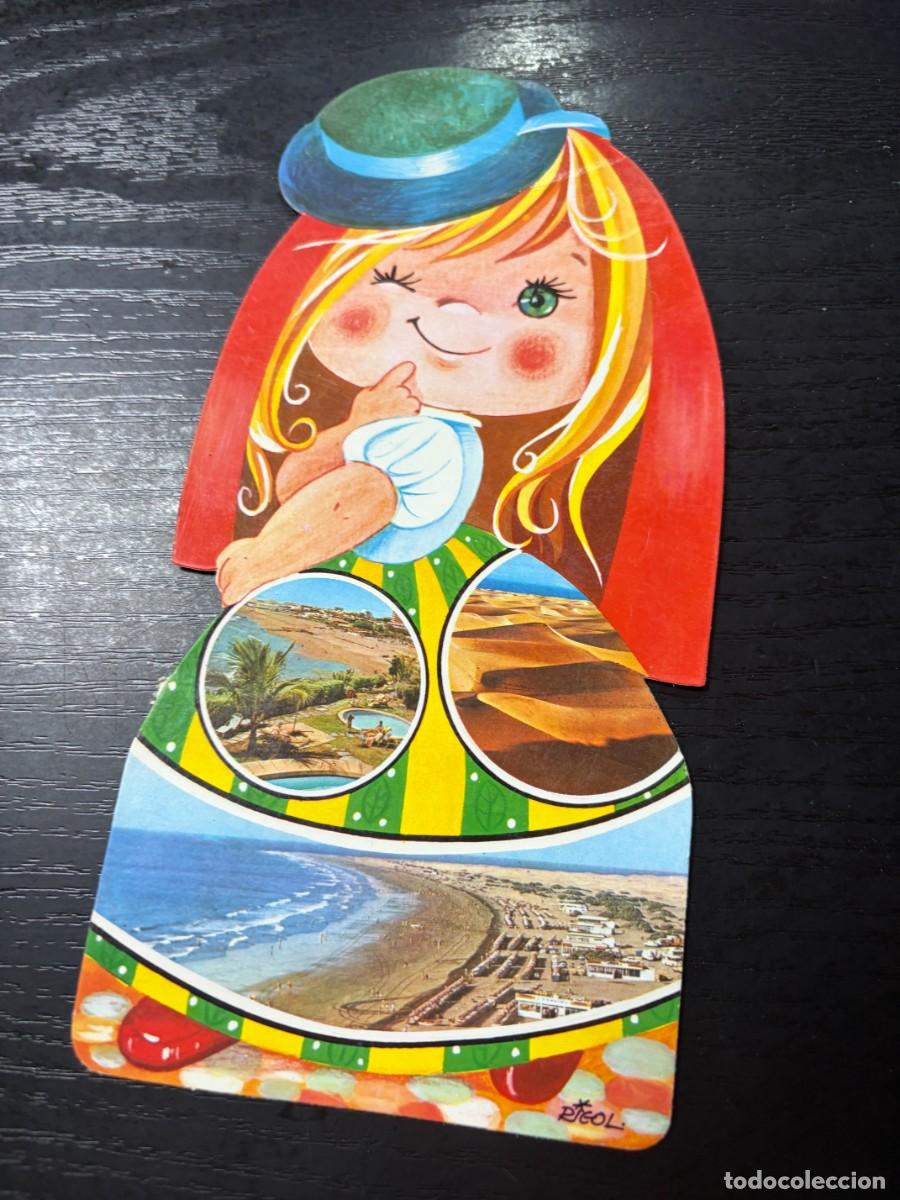 Postales: TARJETA POSTAL. CANARIAS. N&ordm; 1.- SOUVENIR DE GRAN CANARIA. BRITO