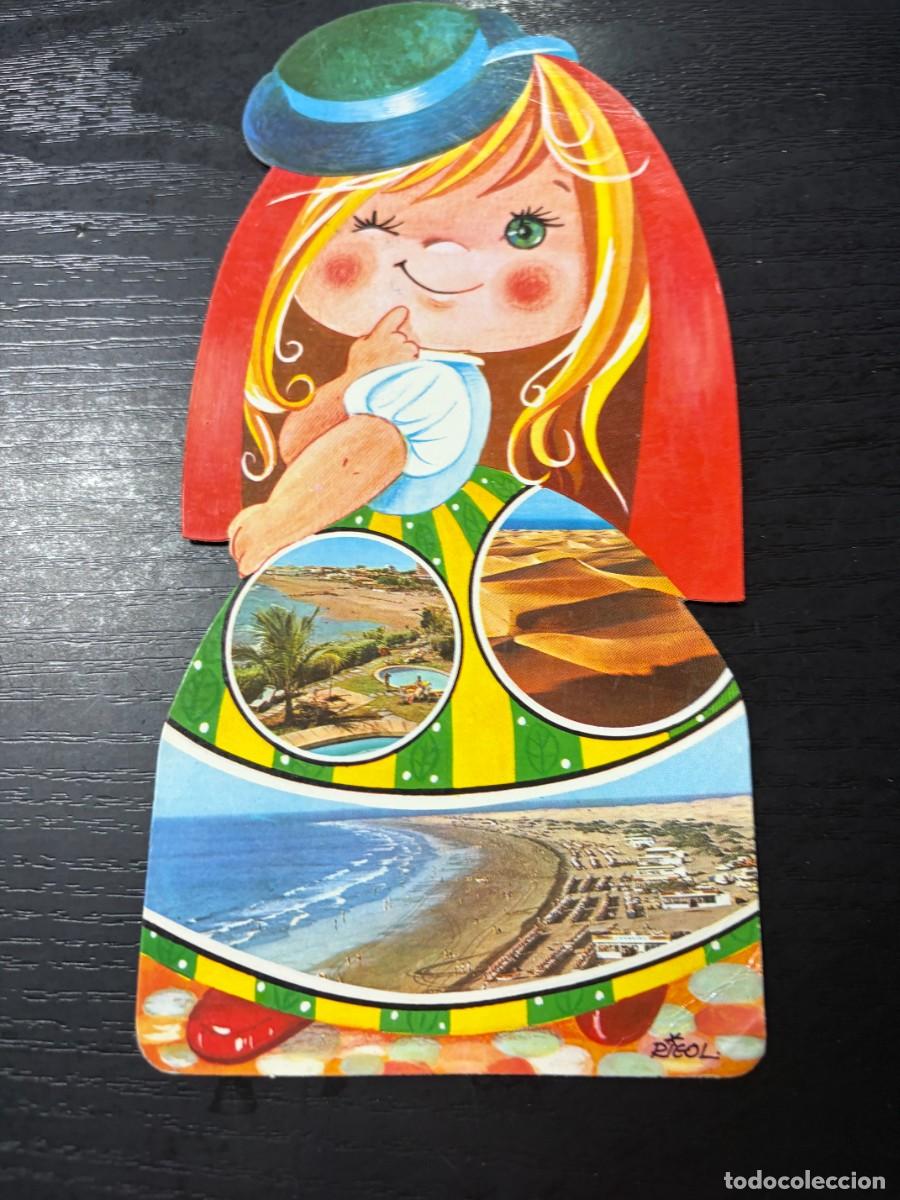 Postales: TARJETA POSTAL. CANARIAS. N&ordm; 1.- SOUVENIR DE GRAN CANARIA. BRITO