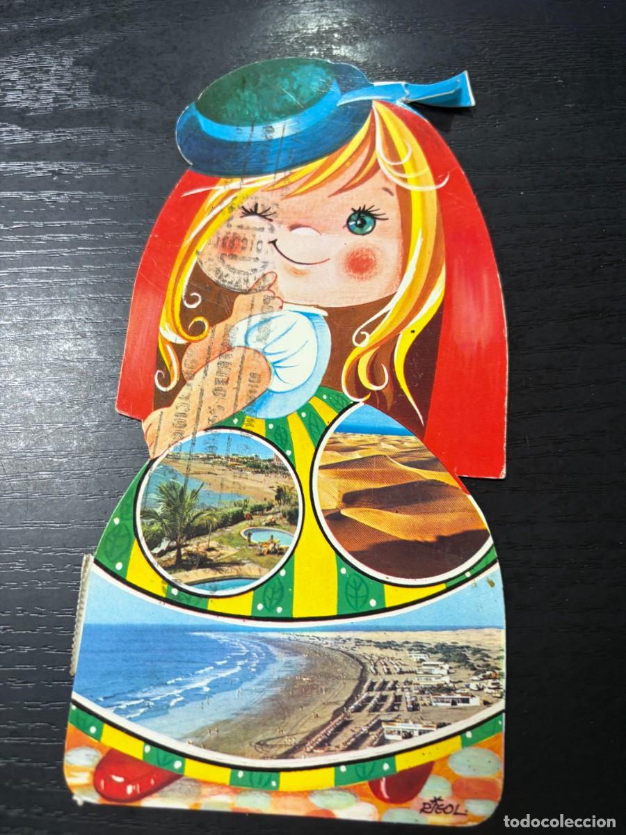 Postales: TARJETA POSTAL. CANARIAS. N&ordm; 1.- SOUVENIR DE GRAN CANARIA. BRITO