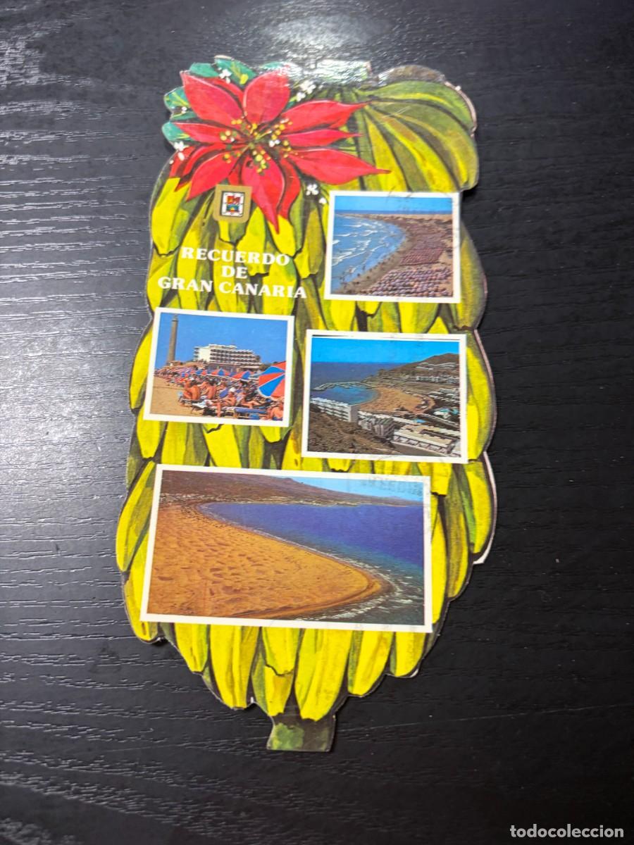Postales: TARJETA POSTAL. RECUERDO DE GRAN CANARIA. P-1. ESCUDO DE ORO