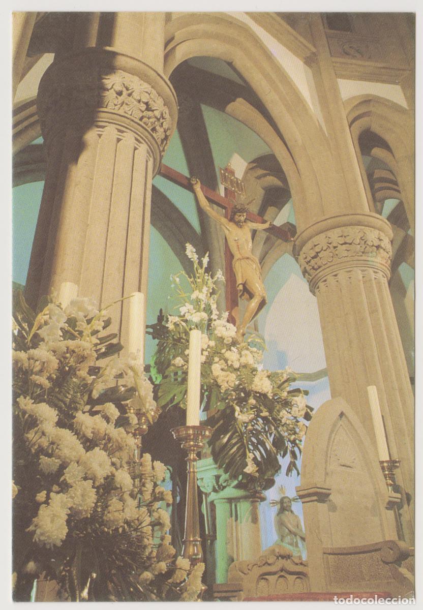 Postales: TARJETA POSTAL - GRAN CANARIA - ARUCAS - PARROQUIA DE SAN JUAN BAUTISTA - CRISTO DEL ALTAR MAYOR