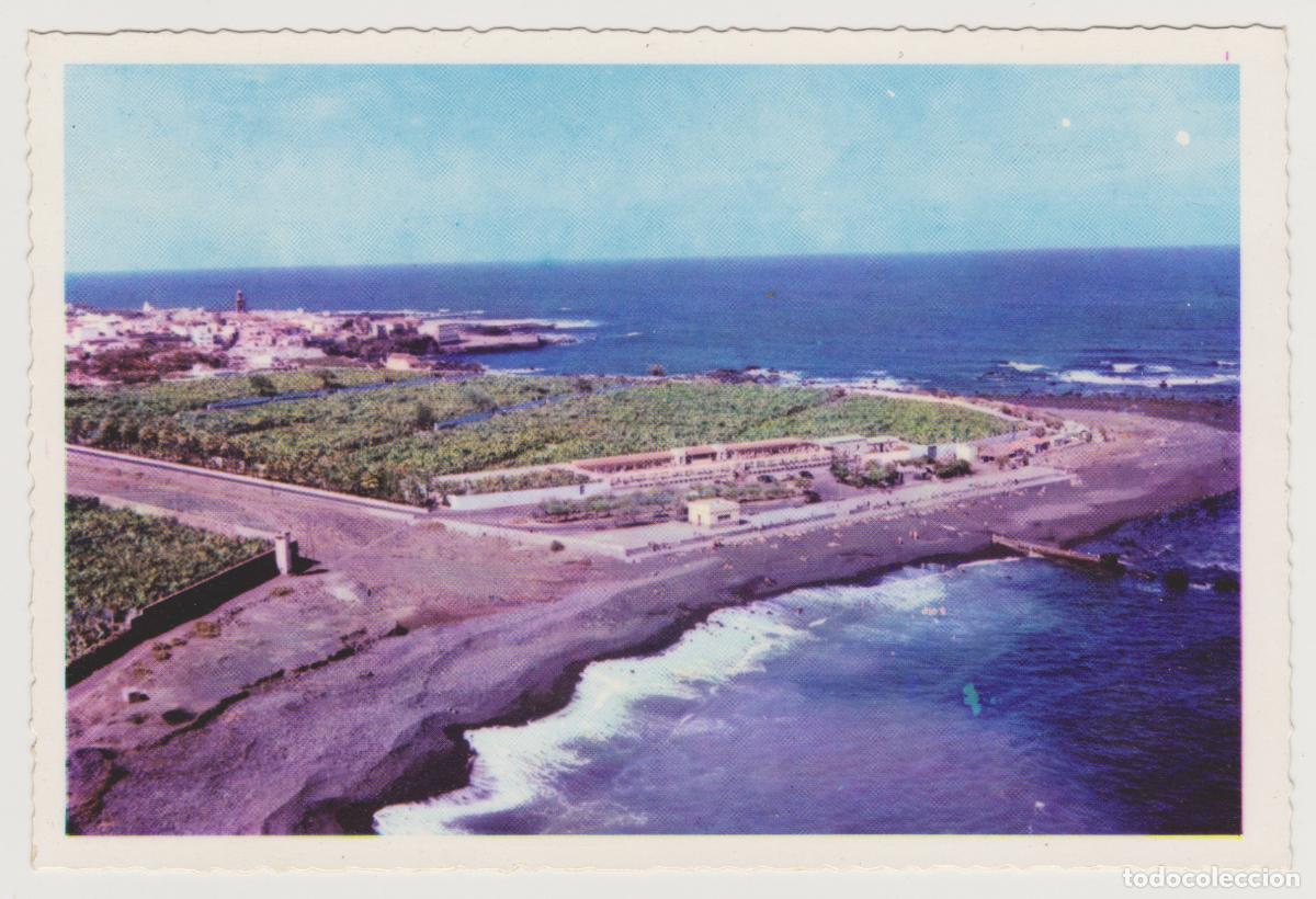 Postales: TARJETA POSTAL - TENERIFE - LA PLAYA DE MARTIANEZ EN EL PUERTO DE LA CRUZ - LITO. A. ROMERO S.A.