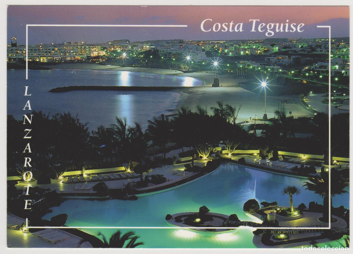 Postales: TARJETA POSTAL - LANZAROTE- COSTA TEGUISE- PLAYA DE LAS CUCHARAS- 127YL- BRITO Y MANZANO SOUVENIR SL