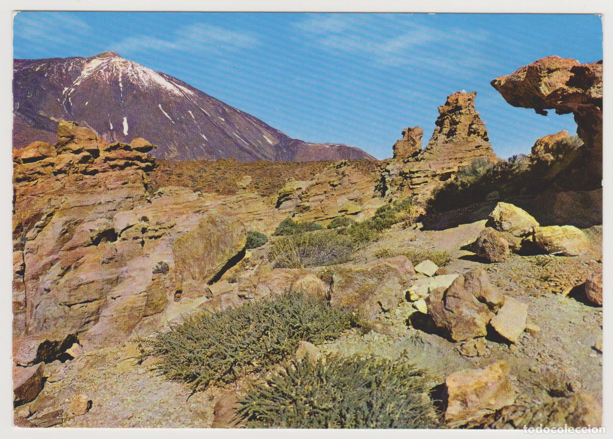 Postales: TARJETA POSTAL - TENERIFE - LAS CA&Ntilde;ADAS Y EL TEIDE - N&ordm; 44 - DIST. GARCIA Y CORREA