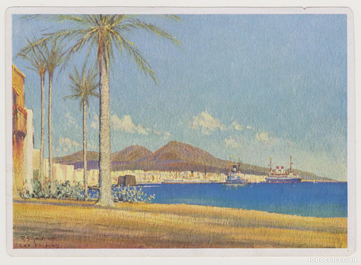 Postales: TARJETA POSTAL - LAS PALMAS DE GRAN CANARIA - PLAYA DE LAS ALCARAVANERAS - R. SCHMIDT