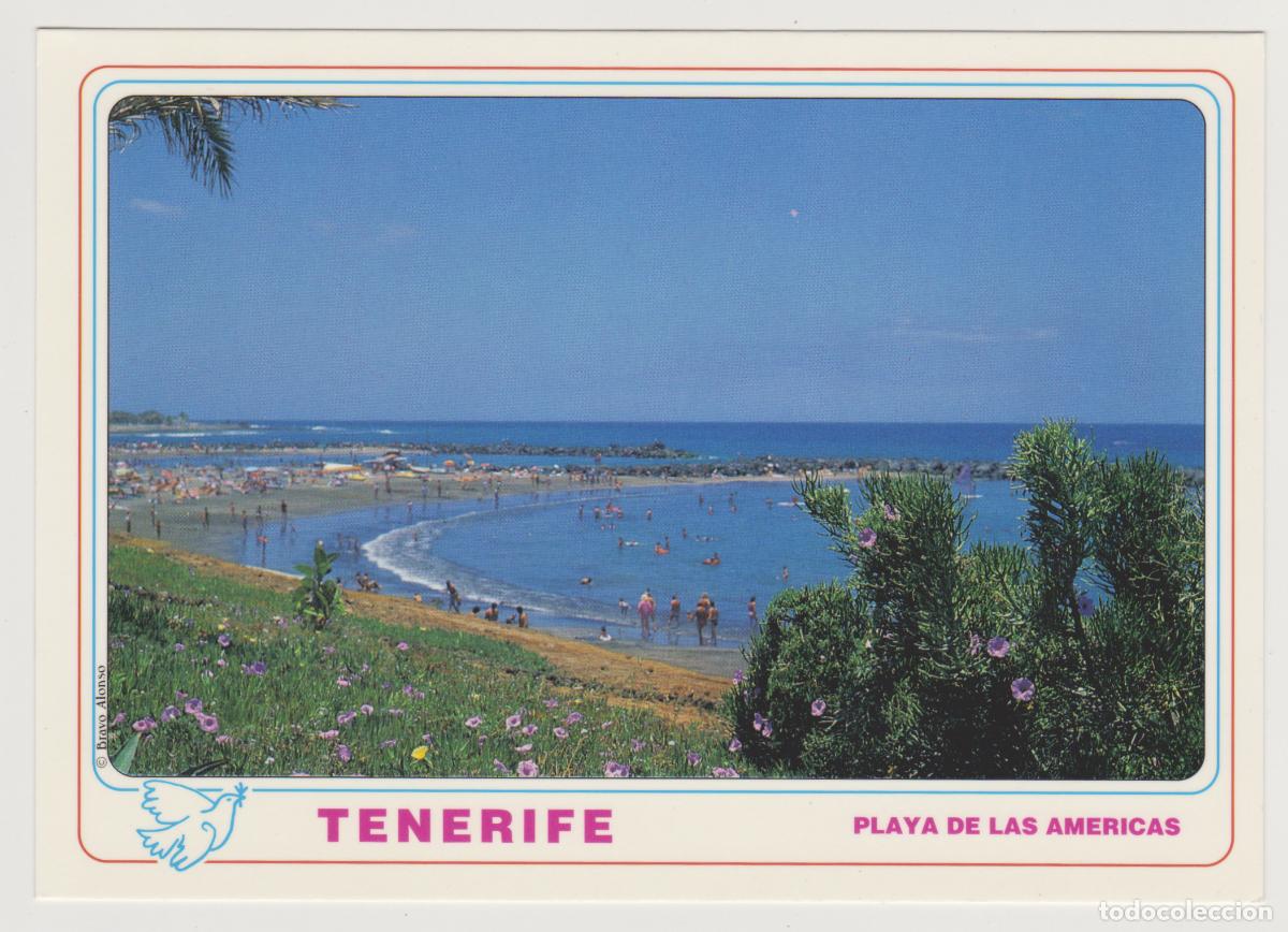 Postales: TARJETA POSTAL - TENERIFE - PLAYA DE LAS AMERICAS - BRAVO ALONSO - LITO. A. ROMERO S.A.