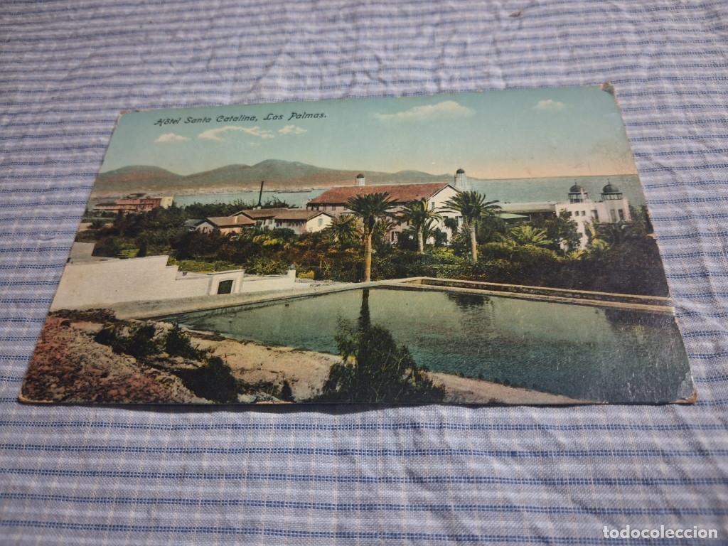 Postales: Postal antigua Canarias. Las Palmas. Hotel Santa Catalina. Circulada 1921