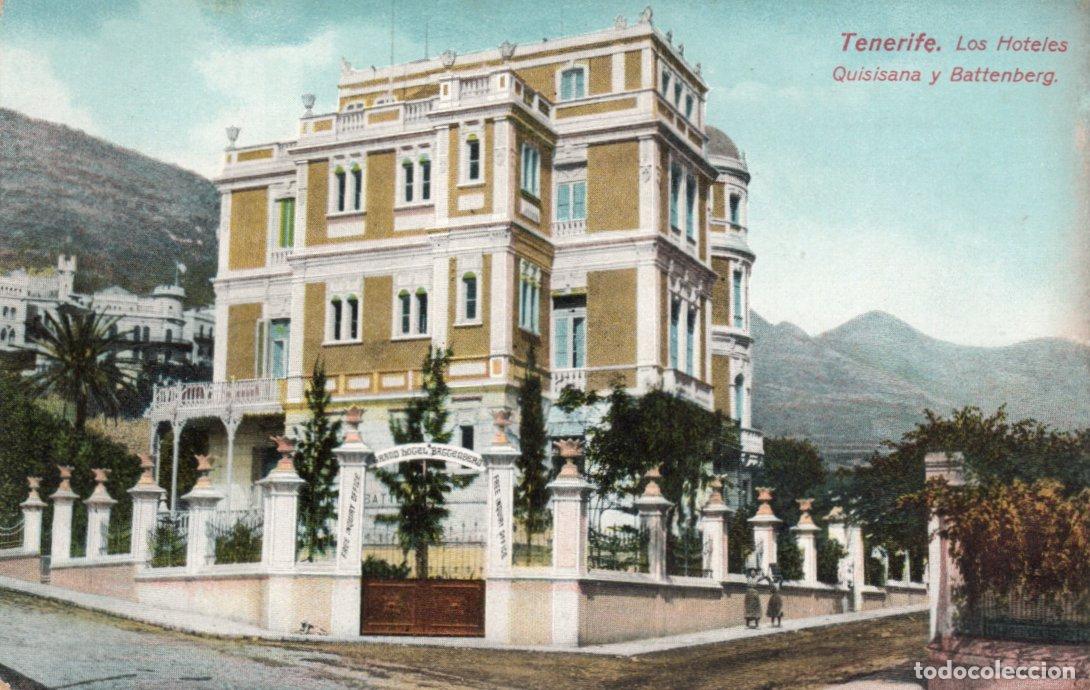 Postkarten: BONITA POSTAL - TENERIFE - LOS HOTELES QUISISANA Y BATTENBERG