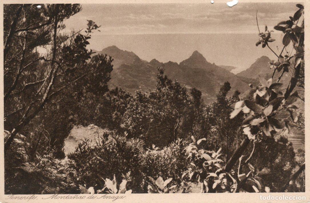 Postkarten: BONITA POSTAL - TENERIFE - MONTA&Ntilde;AS DE ANAGA - FOTO CENTRAL OTTO AUER