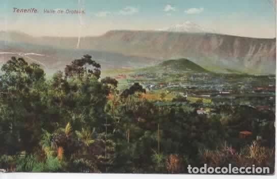 Postales: TENERIFE VALLE DE LA OROTAVA ESCRITA SELLO ARRANCADO